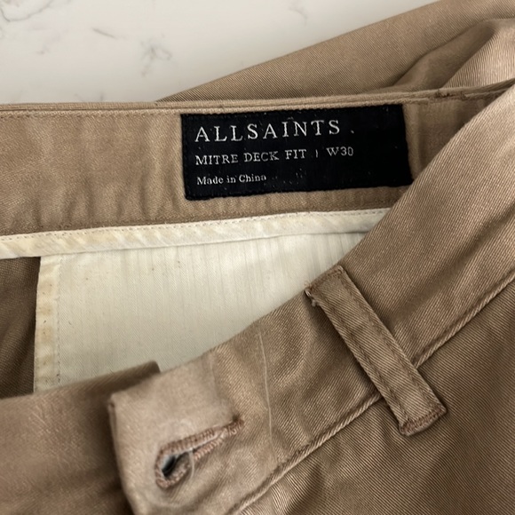 ALL SAINTS: Mitre Deck Fit Shorts - Picture 7 of 7